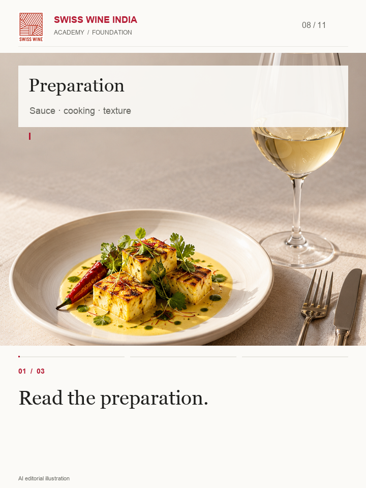 Pairing with the dish in front of you — original lesson preview