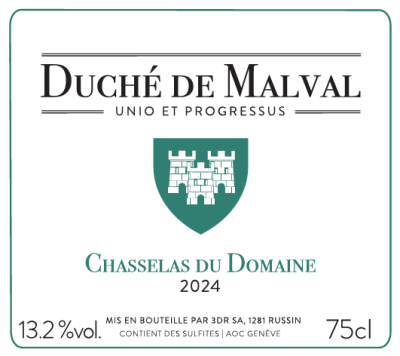 [WINE-DUCHDEMALV] Chasselas AOC GE